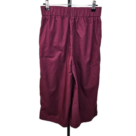 COS Womens Wide Leg  Crop Pants Size 2 Cotton - Picture 4 of 7